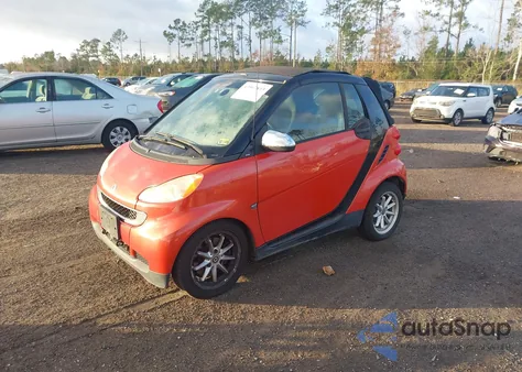 2008 Smart Fortwo Passion из США, поврежденный, VIN WMEEK31X58K146280